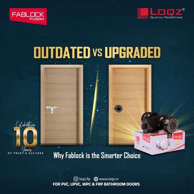 Fablock: Bathroom Door lock for PVC, UPVC & WPC Doors  #BathroomFittings  #BathroomDoors  #doorlocks  #bathroomdoorlocks