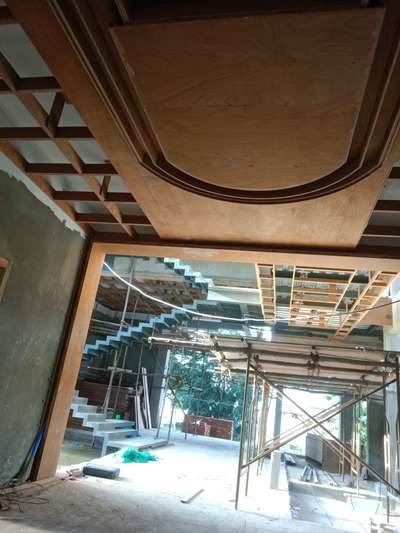 new side work process 
Bengaluru 
 #woodanpanaling  #WoodenCeiling  #architecturedesigns