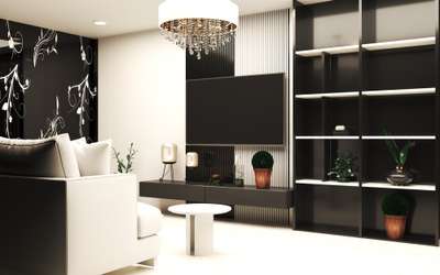 living room design in 3D  #LivingroomDesigns #designhomzindia