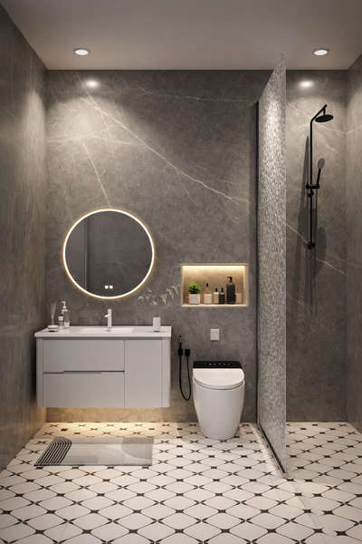modern washroom design  #Washroom #moderndesign #interiordesigning #luxurywashroom