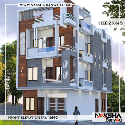 Complete project #hyderabad  Telangana
Elevation Design 26x45
#naksha #nakshabanwao #houseplanning #homeexterior #exteriordesign #architecture #indianarchitecture
#architects #bestarchitecture #homedesign #houseplan #homedecoration #homeremodling #hyderabad#india #decorationidea #hyderabadarchitect

For more info: 9549494050
Www.nakshabanwao.com