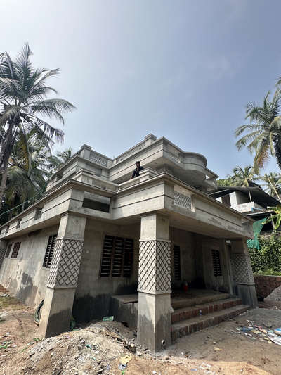 Ongoing work 3 bhk  #colonial  #HouseDesigns  #HomeAutomation  #exterior_Work