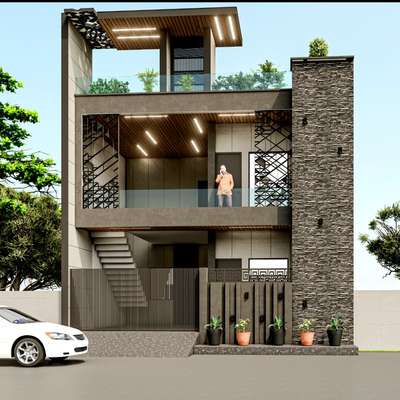 #exterior_Work #3d #renderlovers #ElevationDesign #exterior_ #exteriordesigns  #InteriorDesigner #vastuexpert