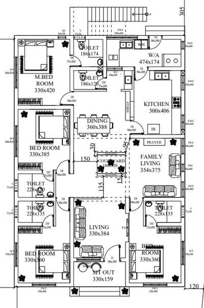 Client name :MR .SANDEEP 
Location :MARAYOOR IDUKKI  Area:1866 sqft 4bhk #2/3/4BHK #single/Double storey #Location #Traditional/ contemporary #2Dfloorplan #Floorplan #2D #3d  #marayoor