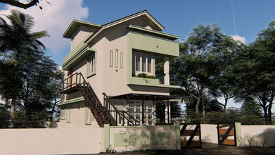 Home model, 2 floor, within 2.5 cents land in ernakulam...