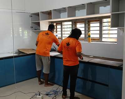 On progress... @Melattur 

    #InteriorDesigner  #mapleinterior
 #teamwork💪  #KeralaStyleHouse #trendig  #HomeDecor  #furnitures