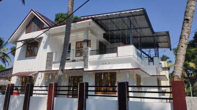Completed project at chengalam, Kottayam. 
#1800sqftHouse 
#3BHKHouse