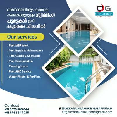 #Off Germs Aqua solution # swimming pool work #