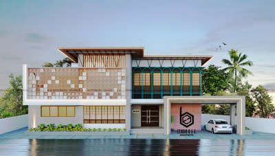 #studio.b.e.e.Architects #exteriordesigns 
 #3ddesigns #residential design
#9995533244 #construction  #calicut