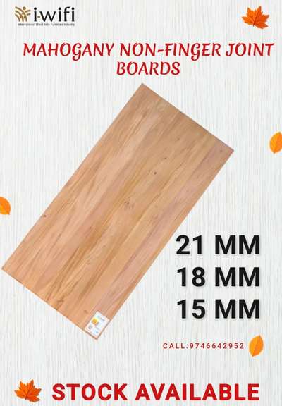 Mahagony Non Finger Joint Board