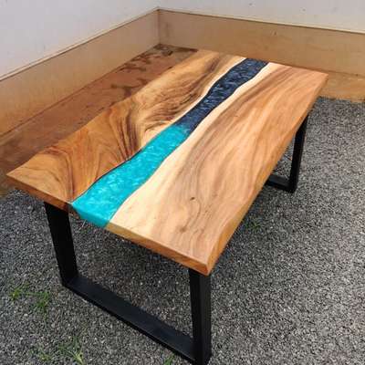 5*3 live edge Epoxy Dining table.