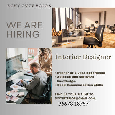 DM your CV 
on WhatsApp no .. #jobposting 
location Noida 116 
#InteriorDesigner #sitesupervisor