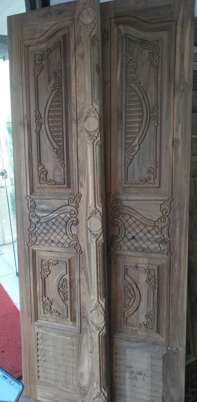 teak door