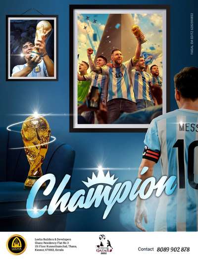 🔥❤‍🔥vamos🔥🔥 Argentina❤‍🔥
36 വർഷത്തിന് ശേഷം Argentina അവരുടെ സ്വപ്നം പൂവണിനു. അവർ കാത്തിരുന്നു അവരുടെ സ്വപ്നത്തിന് വേണ്ടി.... 👍👍👍
 പക്ഷെ നിങ്ങളുട സ്വപ്ന ഭവനം പൂർത്തീകരിക്കാൻ ഇനി കൂടുതൽ കാത്തു നിൽക്കണ്ട 😍👌👌.
ഉടൻ തന്നെ ഫോൺ എടക്കൂ.. 👇
contact ചെയൂ :  *Leeha builders & Developers* 
mobile: 8089902878
whatsaap : 8089902878

#leeha_building_design_and_construction #leehabuilders  #lee  #construction #Home  #HouseDesigns 
 #leehabuilders #constructin  #customehome  #homerenovation #newhome  #new_home #leehabuilders_febina #costomehome  #KeralaStyleHouse #house #budgethomepackages #bidgethome #luxuryhome #plan  #3DPainting #keralahomeplanners #homedesign #newhome #newhouse #pavingstones #pavingblock #paving #homedesignkerala #homedecor #malappuram #interior #keralagodsowncountry #design #keralagram #keralahomestyle #architecturelovers #keraladesigners #veedu #bhk #keralahomedecor #homesweethome #construction #keralahomedesignz