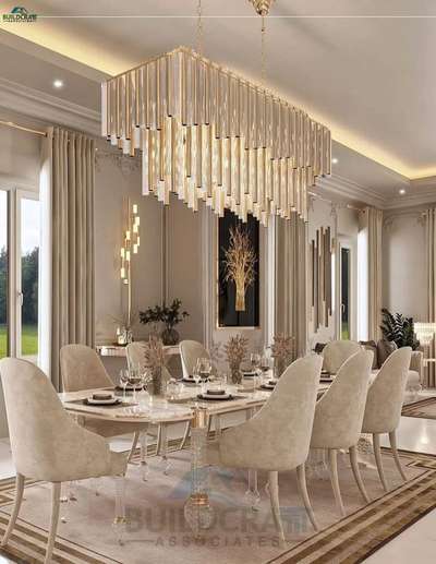 Beautiful Dining Room Interior - Build Craft Associates  #DiningTableAndChairs #diningroomdecor