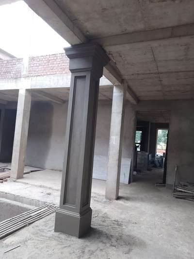 Sakatpur HR Column sample Cornice design #moulding #frontElevation