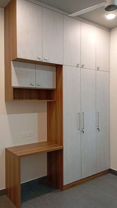 Wardrobe with loft #4DoorWardrobe  #WardrobeDesigns