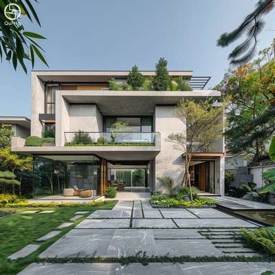 Modern House Design  #openplan #ContemporaryHouse #homesweethome  #architecturedesigns #LandscapeGarden