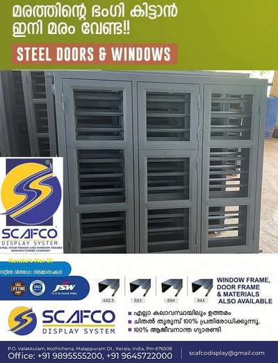 Scafco Steel Door Frame And Window Frames manufacturer 9895555200