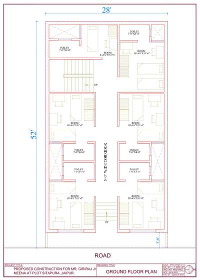 # Call Me Now.9649489706👇
 #Boys Hostel Plan.
 #28x52 Feet Plot Ground Floor Hostel planning.
 #East Facing Plot.