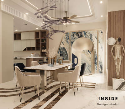 Luxury dining space design. 
.
.
.
.
 #InteriorDesigner #diningarea