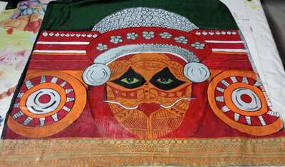 theyyam on canvas