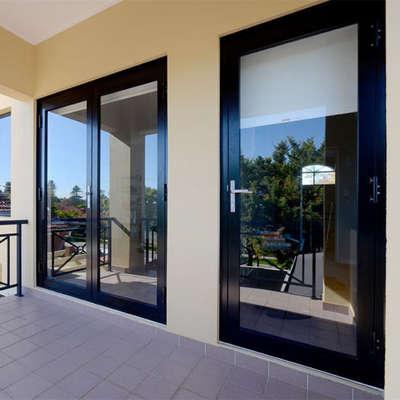 glass windows with aluminium  #WindowsIdeas #DoubleHungWindows #GlassDoors