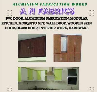 we under take all type of aluminum and interior works 
An_fab
#aluminiumwork #interiorwork #KitchenCabinet #wardrobes #pvcdoors #celingdesign