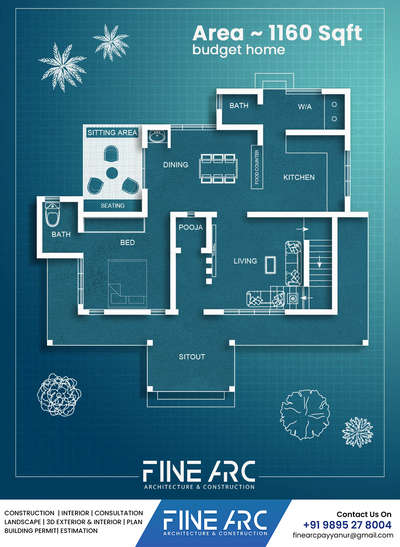 1594  Square feet 3 Bhk residence floorplan 💙
.
.
#kerala #interiordesign #architecture #keralahomes  #keralahomeplaners #keralaarchidesign#budgethome #3dhomeelevation #residence #keralahouse#archite  #floorplans #plan #cutehomedecor #excellent