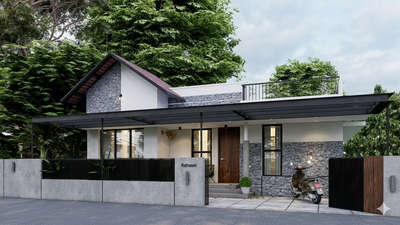 3 bedroom 🏠#SingleFloorHouse #KeralaStyleHouse #TraditionalHouse #modernhome #architecturedesigns  #exteriordesigns