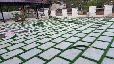 half cutting with artificial grass 155st