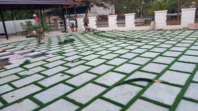 half cutting with artificial grass 155st