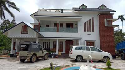 #modernhousedesigns  #Goodinterior  #vsstuforprosperity ..Mr.Saji Madappatt's Dream house.One of my valuable client. #beatyconciousworks  #ContemporaryHouse  #2900sqftHouse