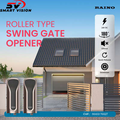 RAINO Roller motor for swing gate.Made in Korea
 #swinggate #rollermotor #smartgate #automaticgate #mallapuram #tirur