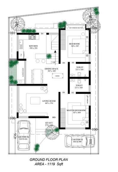 A small plan @ Kalamessery with 2100 sqft. #architecturedesigns #InteriorDesigner #doubleheight #parking #keralastyle #keralahomeplans