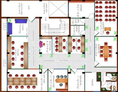 This is for Bajaj Allianz office Layout #eca