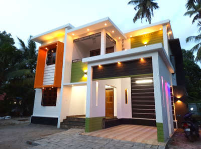 #ContemporaryHouse  #karunagappally  #3BHKHouse