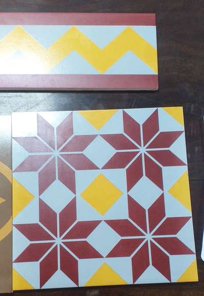 Moroccan tile third firing...