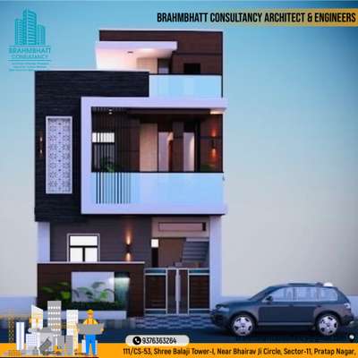 G+1 modern house design
#housedesigns #houseexterior #houseelevation #homeelevation #homeexterior #modernhome #architecture  #brahmbhattconsultancy  #pratapnagar  #jaipur  #coachinghub  #3delevationhome #3delevation🏠  #3delevation🏠🏡