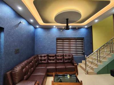 #kochuparambil Builders #InteriorDesigner #LivingroomDesigns #LivingRoomTVCabinet #cealingdesign