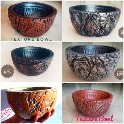 Texture  bowl for indoor