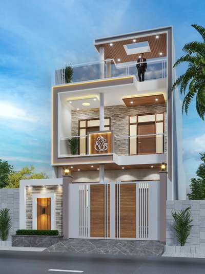 Front Elevation Design Completed 
Mk Design & Consultant 
Muzaffarnagar 
Contact No. 7300906716
 #frontElevation  #3delevations #exteriordesigns #muzaffarnagar
