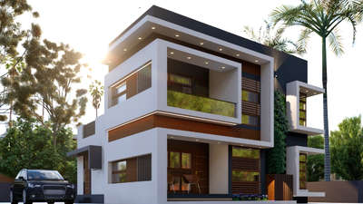 Elevation design for Mr.Razak
modern style
2200sqft
5000 rs for plan and 3d
#koloapp #KeralaStyleHouse 
#architecturedesigns 
#ElevationDesign 
#moderndesign 
#rendering 
#3d