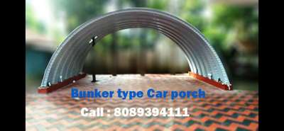 #bunker  #carporches  #trussless#trussless  #roofing  #RoofingIdeas   #RoofingDesigns  #MetalSheetRoofing  #PolycarbonateSheetRoofing  #SteelRoofing  #roofingwork  #roofingexpert  call/whatapp : 8089394111