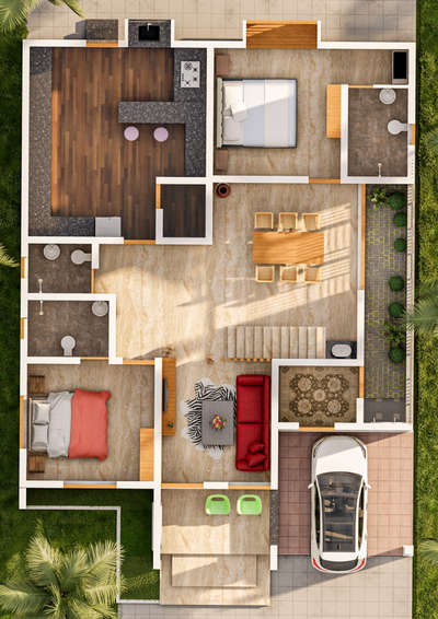 #FloorPlans  #architecturedesigns  #SmallHomePlans  #2D_plan  #veedupani
