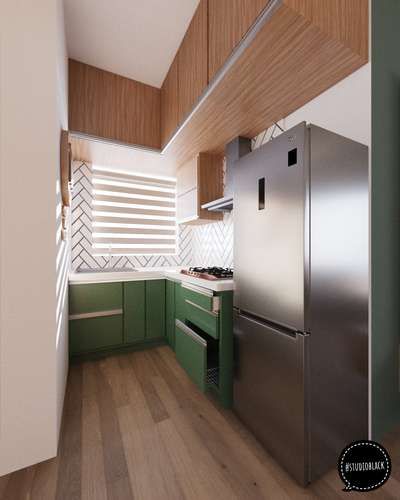 "Interior for Kitchen of Studio Apartment @ Edappally by team Studio Black... "  #KitchenIdeas #InteriorDesigner #Architectural&Interior #HouseDesigns #keralahomesdesign
