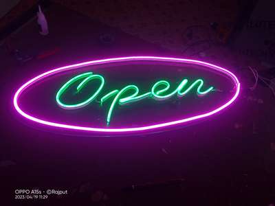 neon board manufacturing Chauhan print