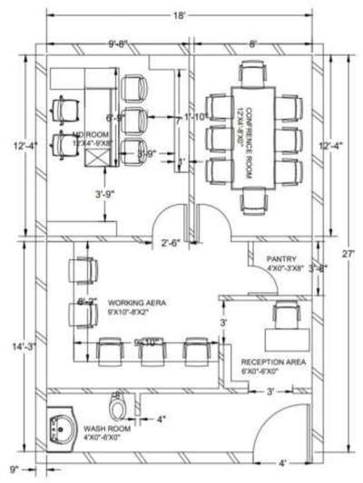 office layout plan