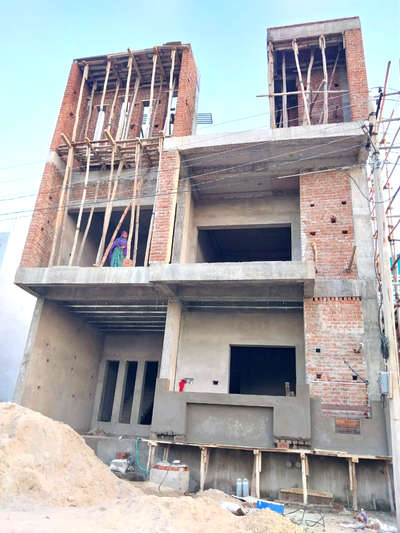 Site At Nimbahera Koshalya Nagar 30X56 Super Coloumn Structure  #ElevationHome  #Designs  #column_reinforcement