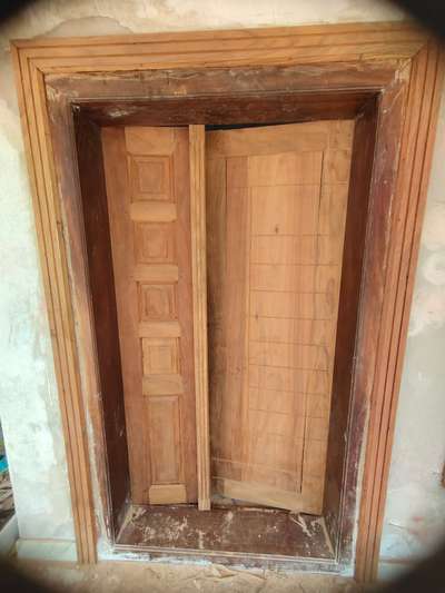 teak wood door dobble door computerized disigin
